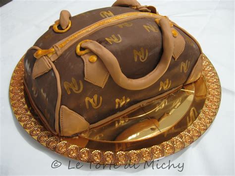 Torta Borsa modello Louis Vuitton .